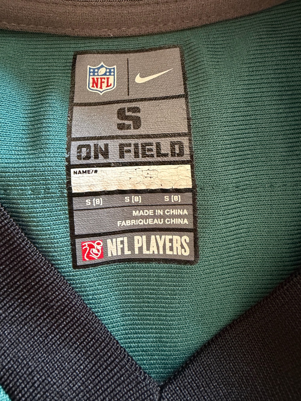Philadelphia Eagles Nick Foles Jersey - size 8 - Picture 3 of 4